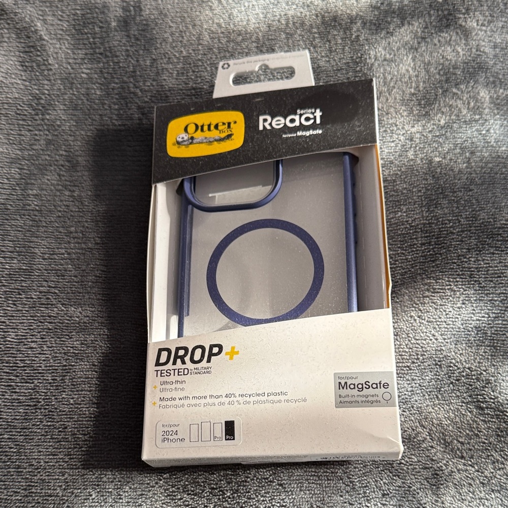 OtterBox React Series MagSafe Case - purple for iPhone 16 pro max